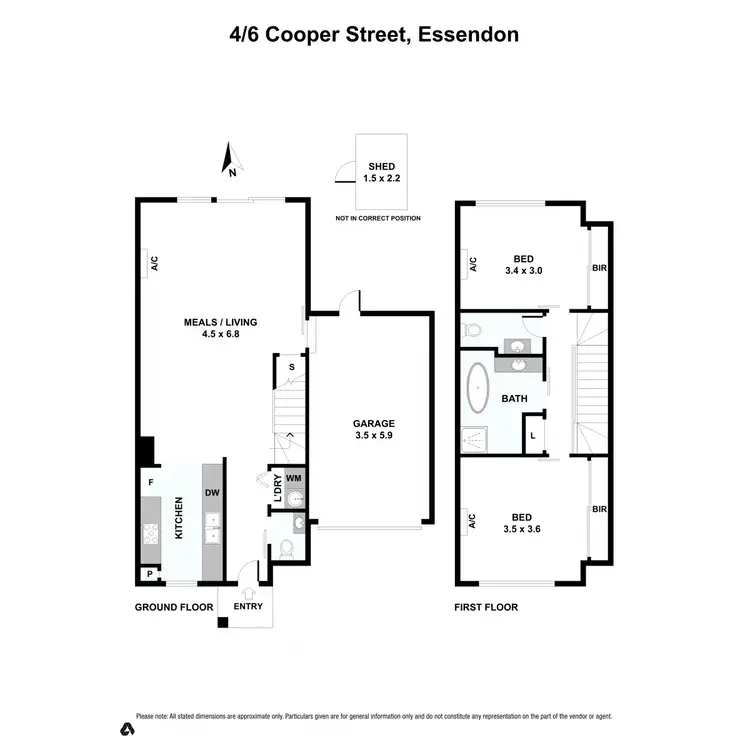 Floorplan of Homely villa listing, 5/6 Cooper Street, Essendon VIC 3040