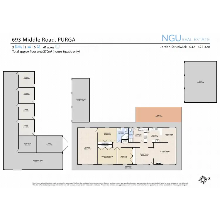 Floorplan of Homely house listing, 693 Middle Road, Purga QLD 4306