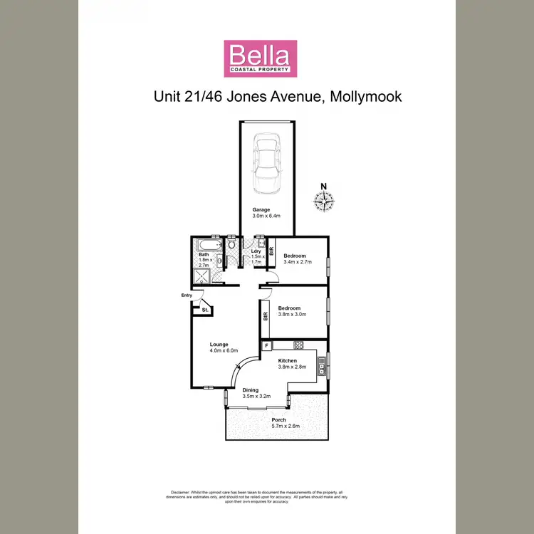 Floorplan of Homely house listing, 21/46 Jones Avenue, Mollymook Beach NSW 2539