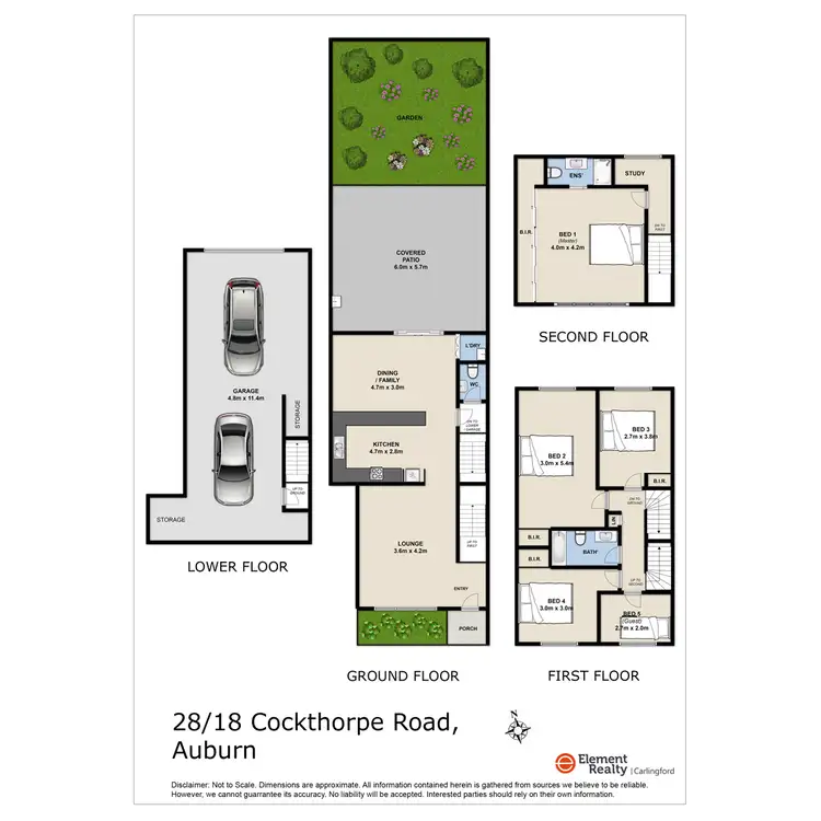 Floorplan of Homely townhouse listing, 26/18 Cockthorpe Road, Auburn NSW 2144