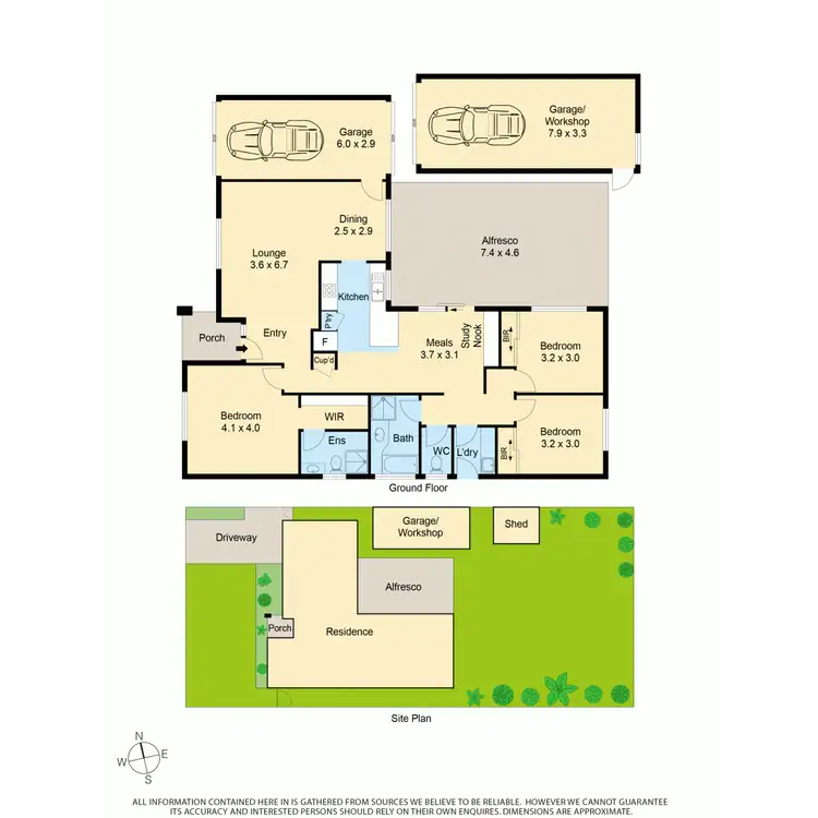 Floorplan of Homely house listing, 36 Genista Road, Cranbourne West VIC 3977