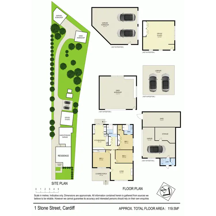Floorplan of Homely house listing, 1 Stone Street, Cardiff NSW 2285