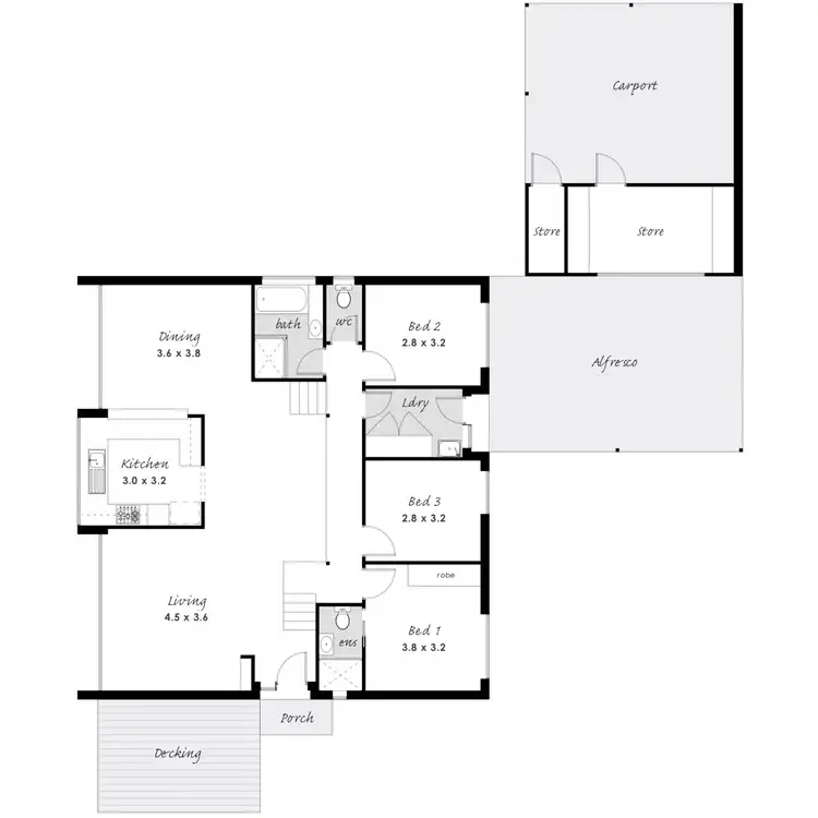 Floorplan of Homely house listing, 2 Hambidge Street, Port Lincoln SA 5606