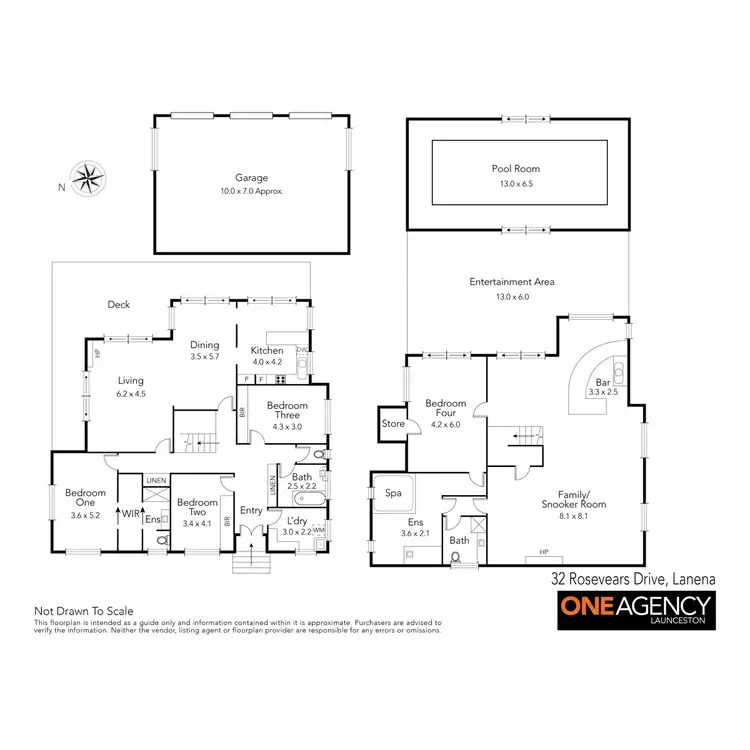 Floorplan of Homely house listing, 32 Rosevears Drive, Lanena TAS 7275