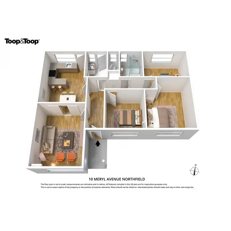 Floorplan of Homely house listing, 10 Meryl Avenue, Northfield SA 5085