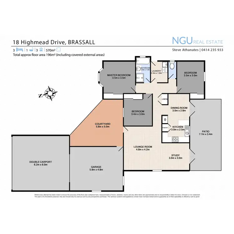 Floorplan of Homely house listing, 18 Highmead Drive, Brassall QLD 4305