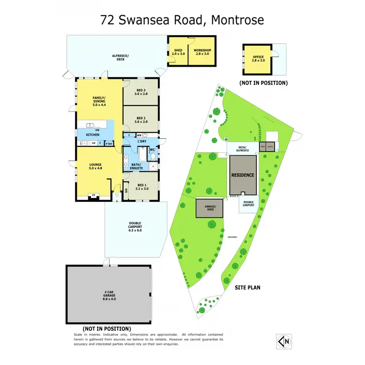 Floorplan of Homely house listing, 72 Swansea Road, Montrose VIC 3765