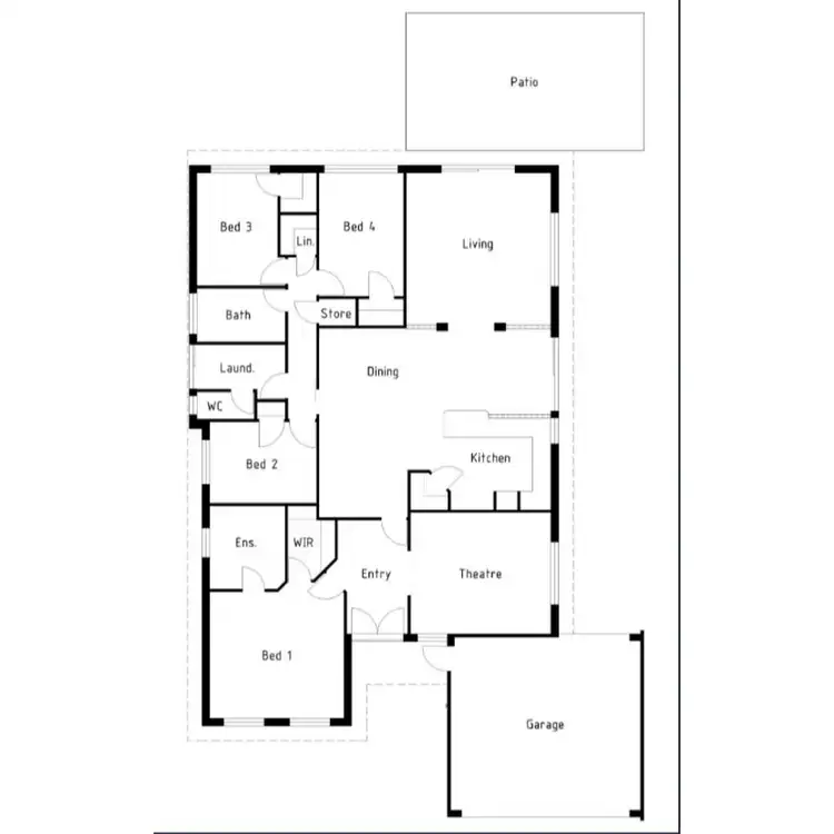 Floorplan of Homely house listing, 18 Kennack Vista, Atwell WA 6164