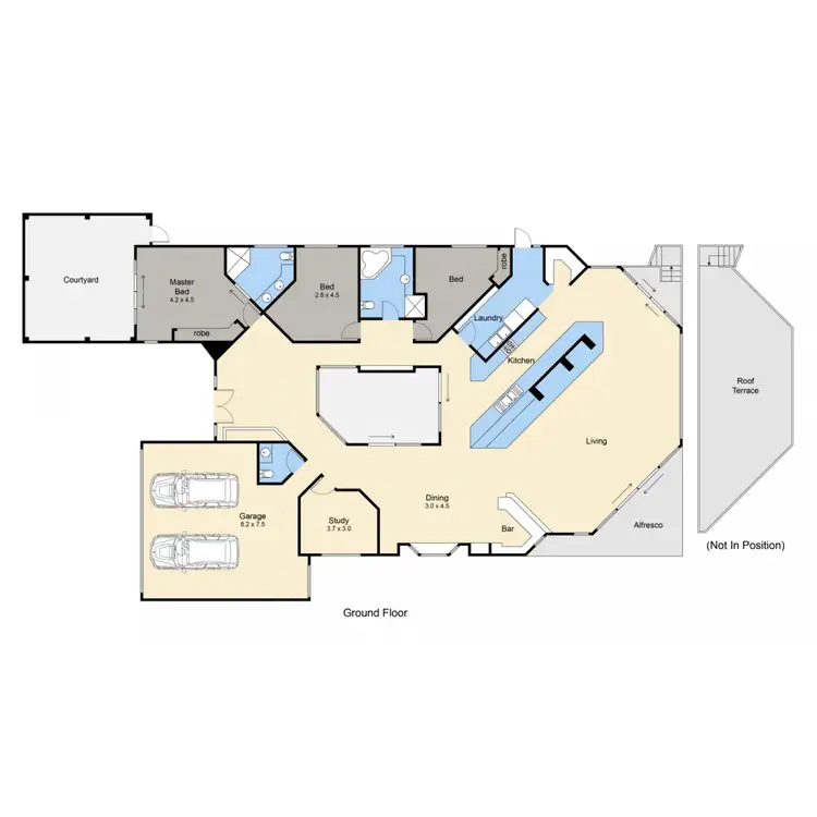 Floorplan of Homely house listing, 69 Palm Tree Drive, Safety Beach VIC 3936