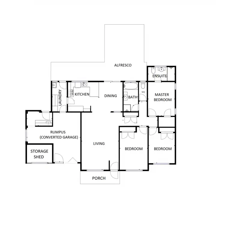 Floorplan of Homely house listing, 4 Hillock Avenue, Albury NSW 2640