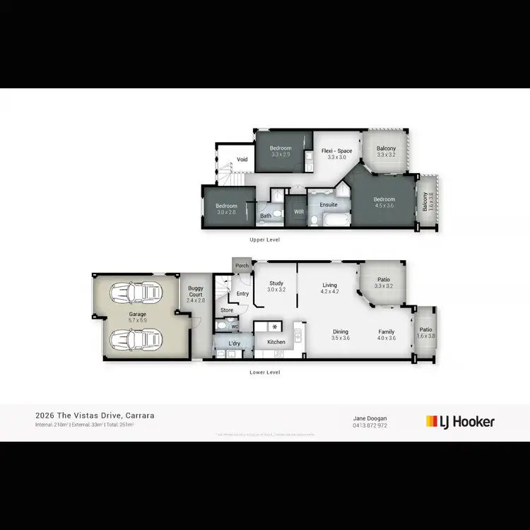 Floorplan of Homely semi-detached listing, 2026/1 The Vistas Drive, Carrara QLD 4211