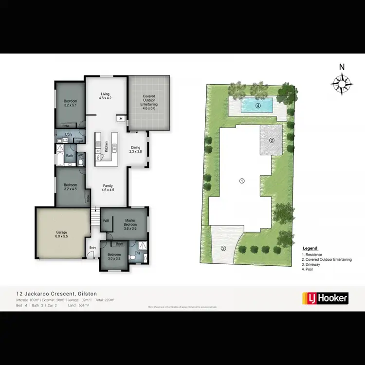 Floorplan of Homely house listing, 12 Jackaroo Crescent, Gilston QLD 4211