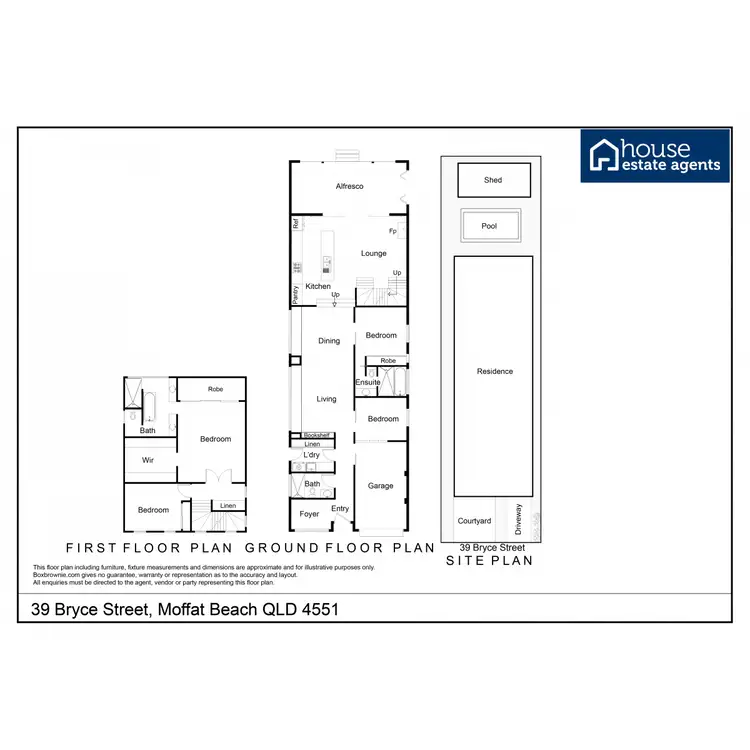 Floorplan of Homely house listing, 39 Bryce Street, Moffat Beach QLD 4551
