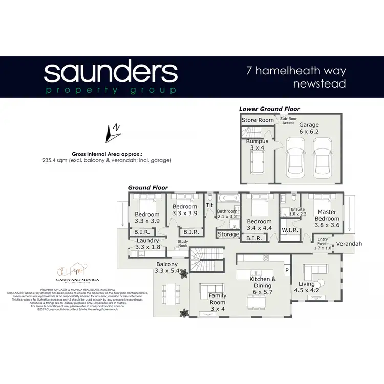 Floorplan of Homely house listing, 7 Hamelheath Way, Newstead TAS 7250