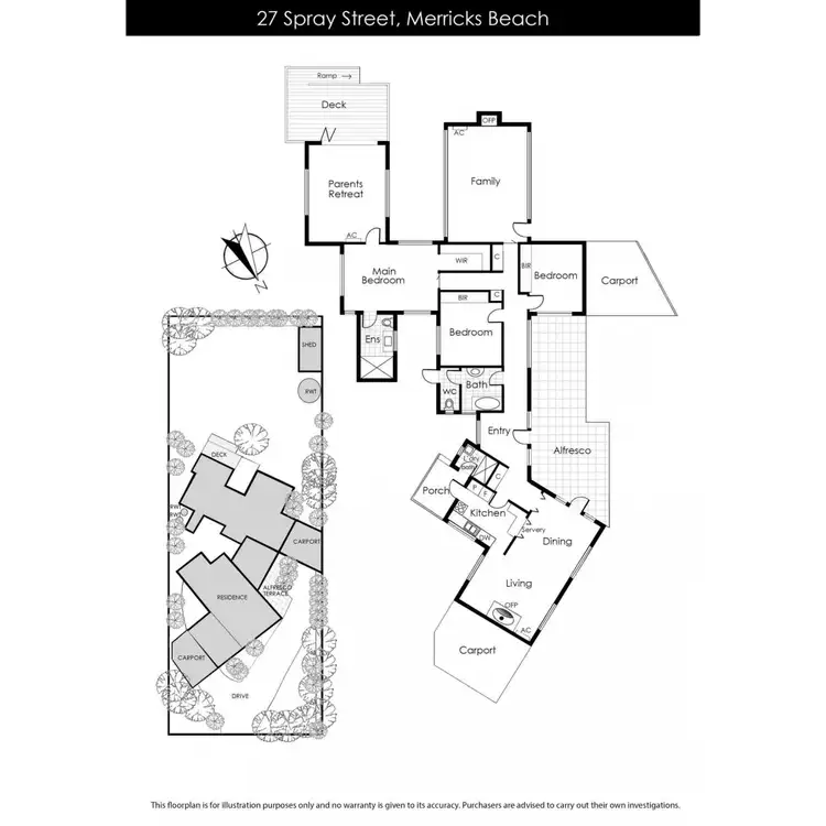 Floorplan of Homely house listing, 27 Spray Street, Merricks Beach VIC 3926