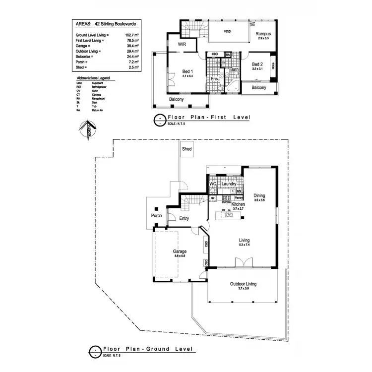 Floorplan of Homely house listing, 42 Stirling Boulevard, Tatton NSW 2650