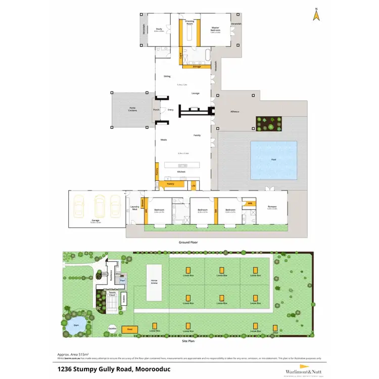 Floorplan of Homely rural property listing, 1236 Stumpy Gully Road, Moorooduc VIC 3933