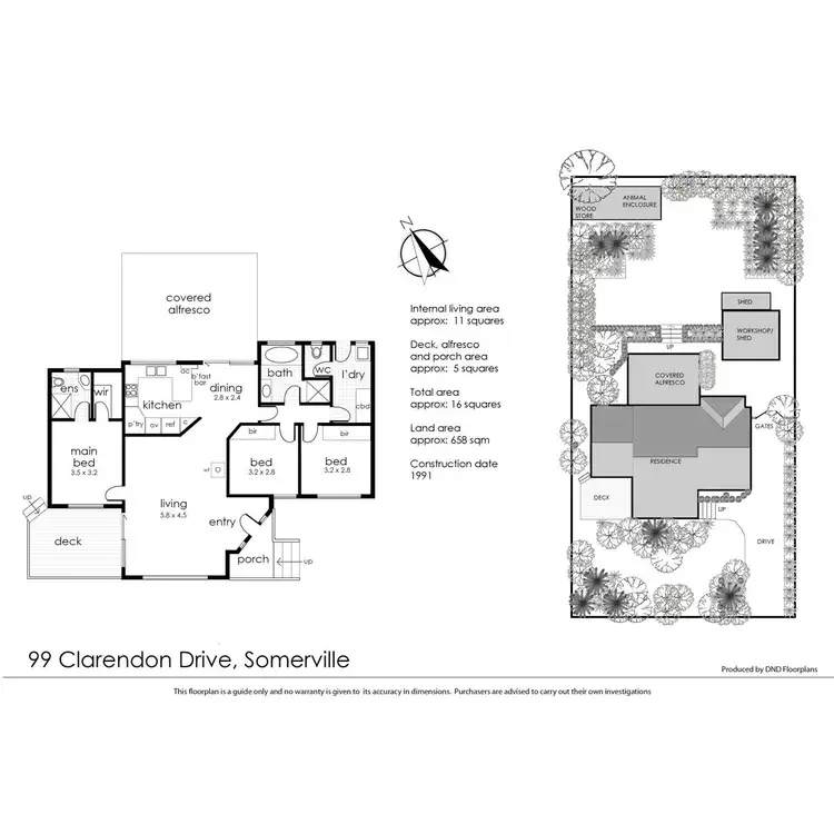 Floorplan of Homely house listing, 99 Clarendon Drive, Somerville VIC 3912