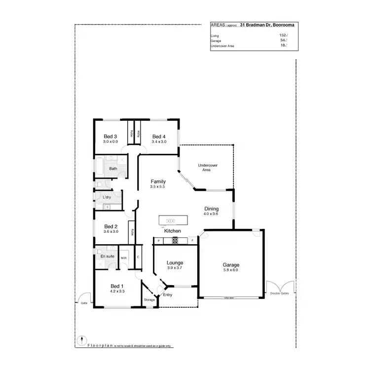 Floorplan of Homely house listing, 31 Bradman Drive, Boorooma NSW 2650
