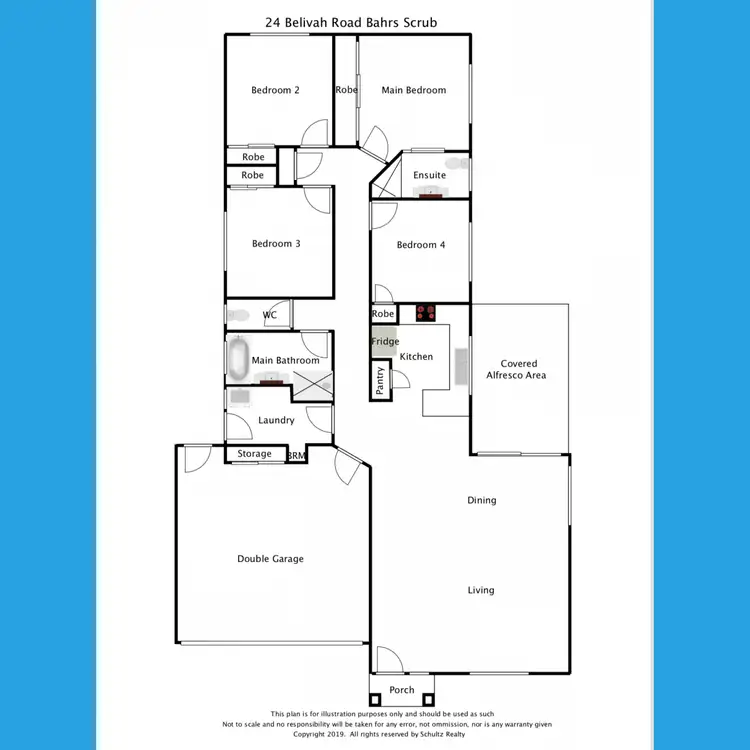 Floorplan of Homely house listing, 24 Belivah Road, Bahrs Scrub QLD 4207