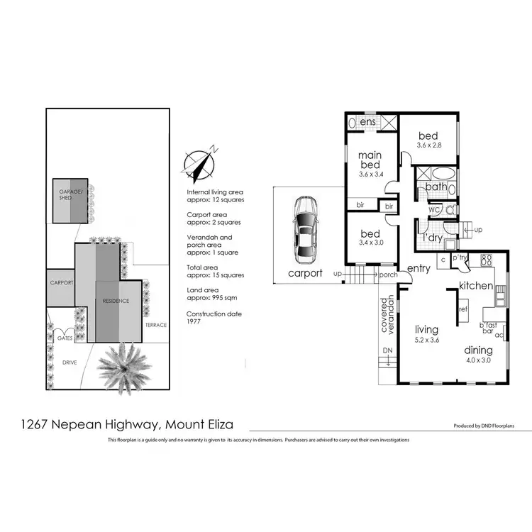 Floorplan of Homely house listing, 1267 Nepean Highway, Mount Eliza VIC 3930