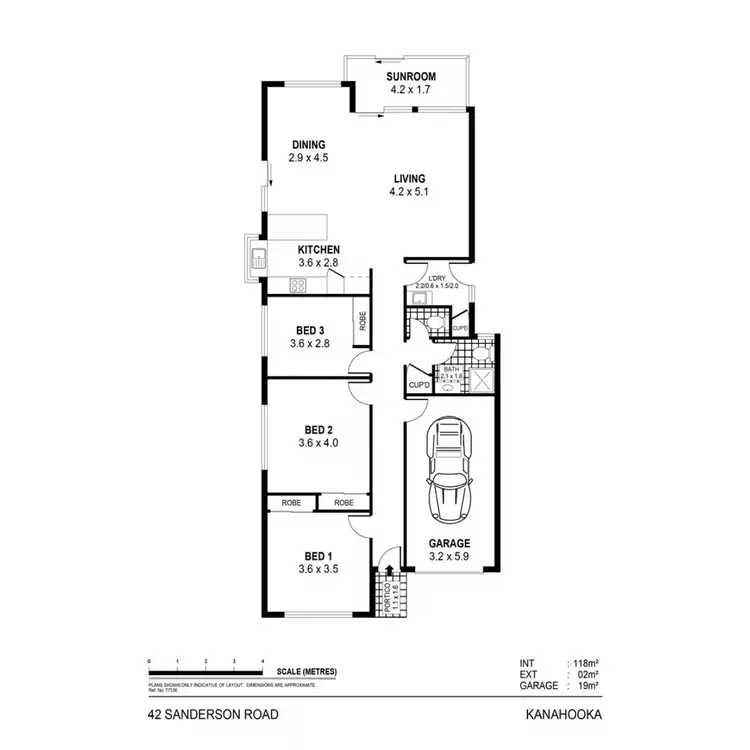 Floorplan of Homely house listing, 42 Sanderson Road, Kanahooka NSW 2530