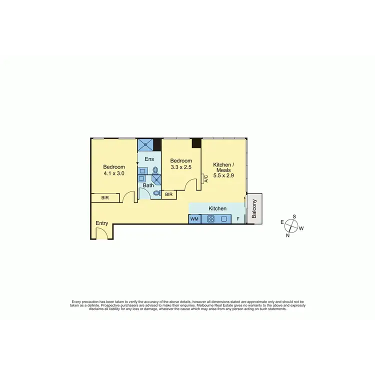 Floorplan of Homely apartment listing, 303/8 Exploration Lane, Melbourne VIC 3000