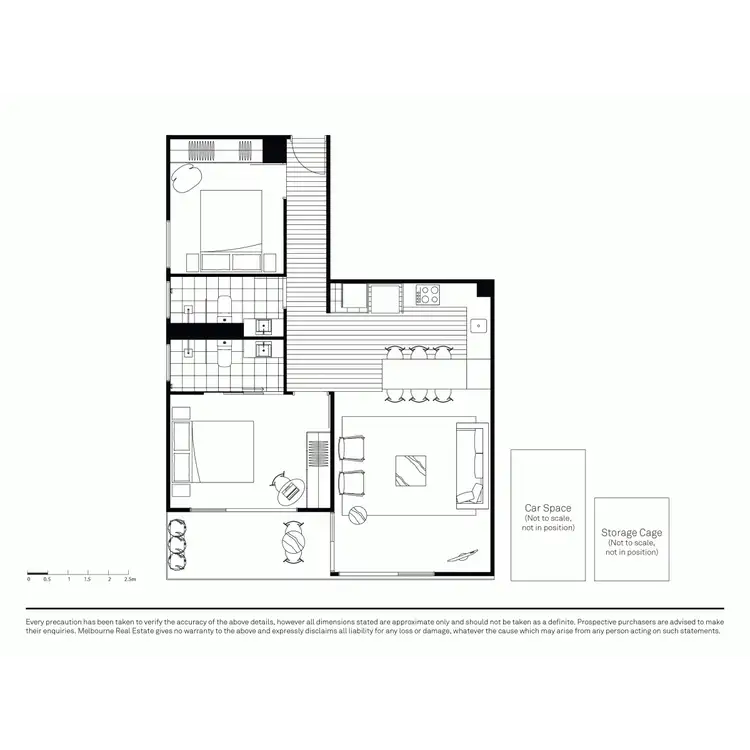 Floorplan of Homely apartment listing, 417/8 Olive York Way, Brunswick West VIC 3055