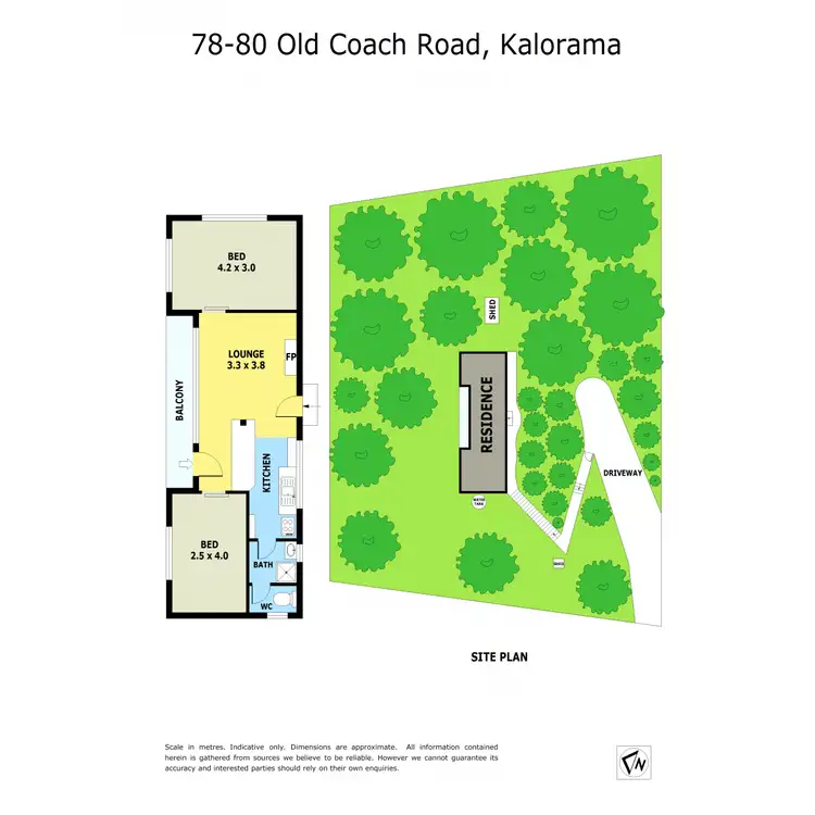 Floorplan of Homely house listing, 78/80 Old Coach Road, Kalorama VIC 3766