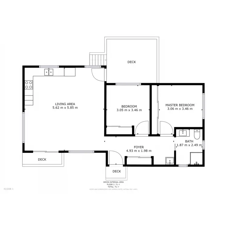 Floorplan of Homely house listing, 4A Bowden Drive, Bridgewater TAS 7030