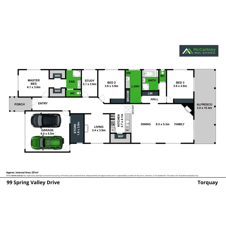 Floorplan of Homely house listing, 99 Spring Valley Drive, Torquay VIC 3228