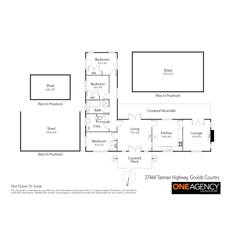 Floorplan of Homely house listing, 27464 Tasman Highway, Goulds Country TAS 7216
