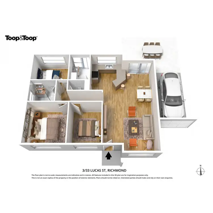 Floorplan of Homely house listing, 3/33 Lucas Street, Richmond SA 5033
