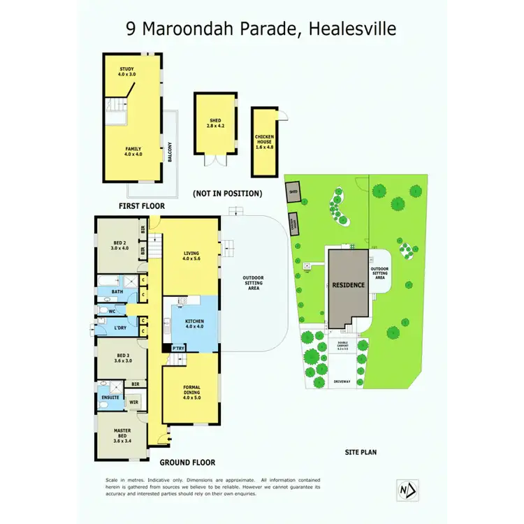 Floorplan of Homely house listing, 9 Maroondah Parade, Healesville VIC 3777
