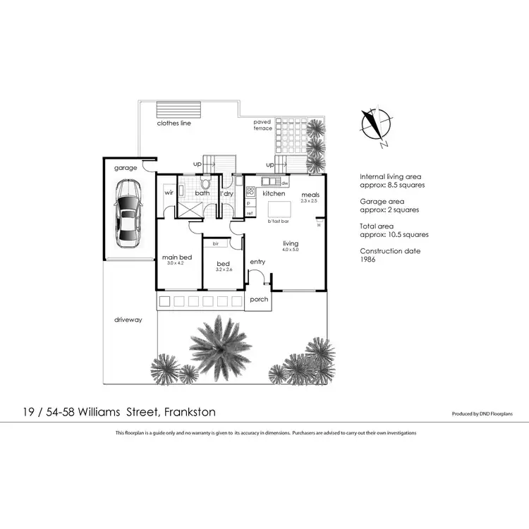 Floorplan of Homely unit listing, 19/54-58 Williams Street, Frankston VIC 3199