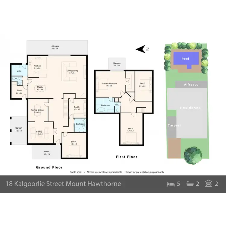 Floorplan of Homely house listing, 18 Kalgoorlie Street, Mount Hawthorn WA 6016