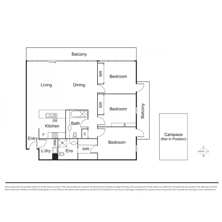Floorplan of Homely apartment listing, 1409/83 Queensbridge Street, Southbank VIC 3006