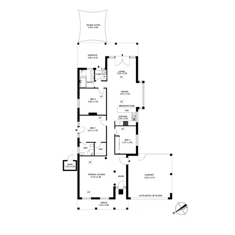 Floorplan of Homely house listing, 43 Ninth Avenue, St Peters SA 5069
