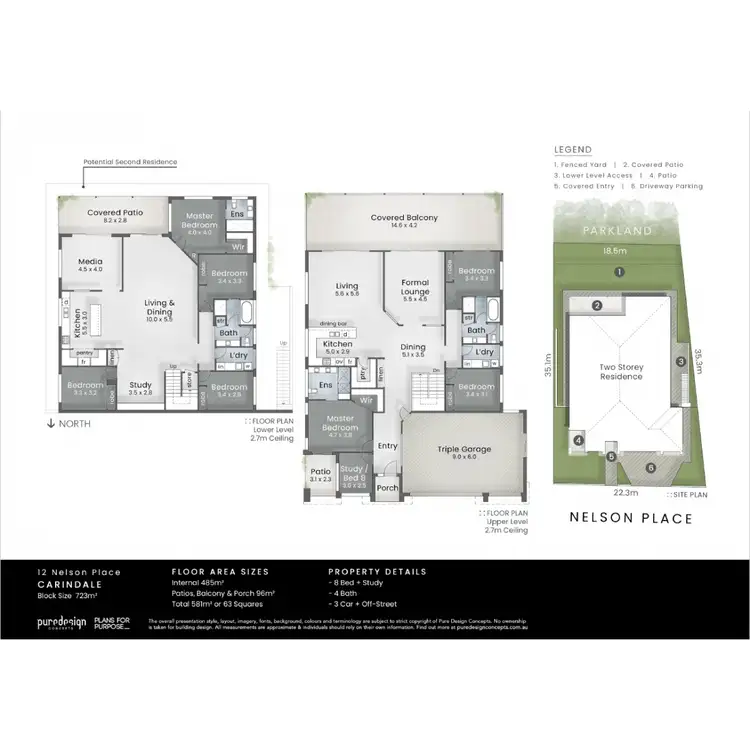 Floorplan of Homely house listing, 12 Nelson Place, Carindale QLD 4152