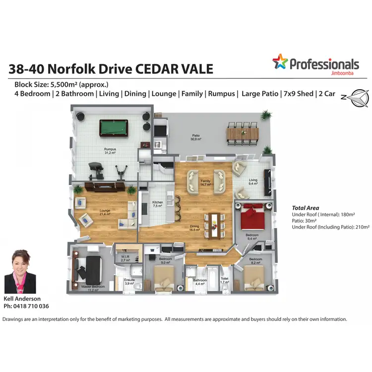 Floorplan of Homely house listing, 38-40 Norfolk Drive, Cedar Vale QLD 4285