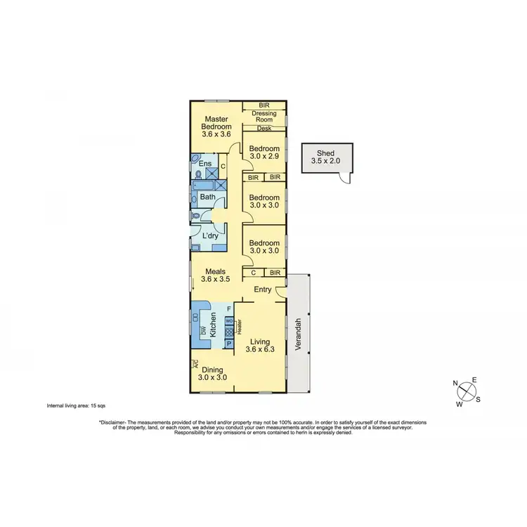 Floorplan of Homely house listing, 6 Pamela Place, Mornington VIC 3931
