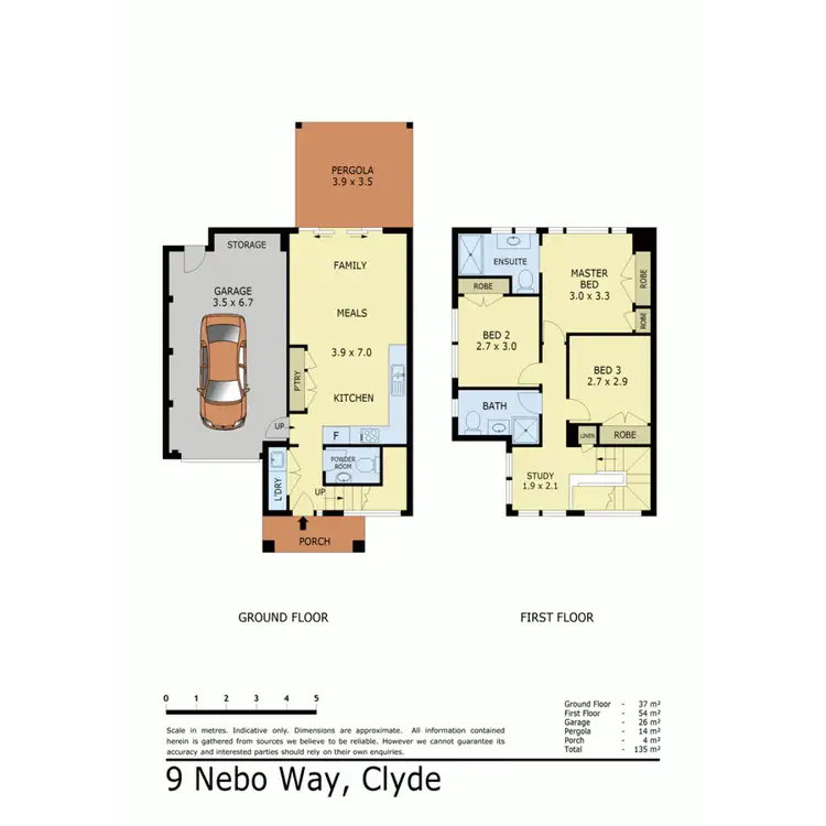Floorplan of Homely house listing, 9 Nebo Way, Clyde VIC 3978