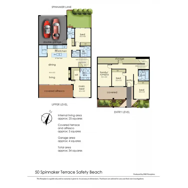 Floorplan of Homely townhouse listing, 50 Spinnaker Terrace, Safety Beach VIC 3936