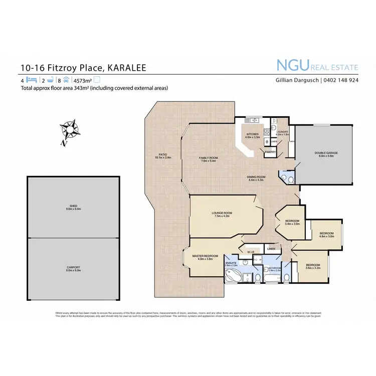 Floorplan of Homely house listing, 10 - 16 Fitzroy Place, Karalee QLD 4306