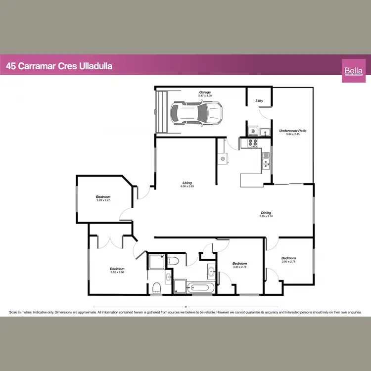 Floorplan of Homely house listing, 45 Carramar Crescent, Ulladulla NSW 2539