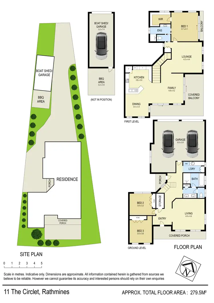 Floorplan of Homely house listing, 11 The Circlet, Rathmines NSW 2283