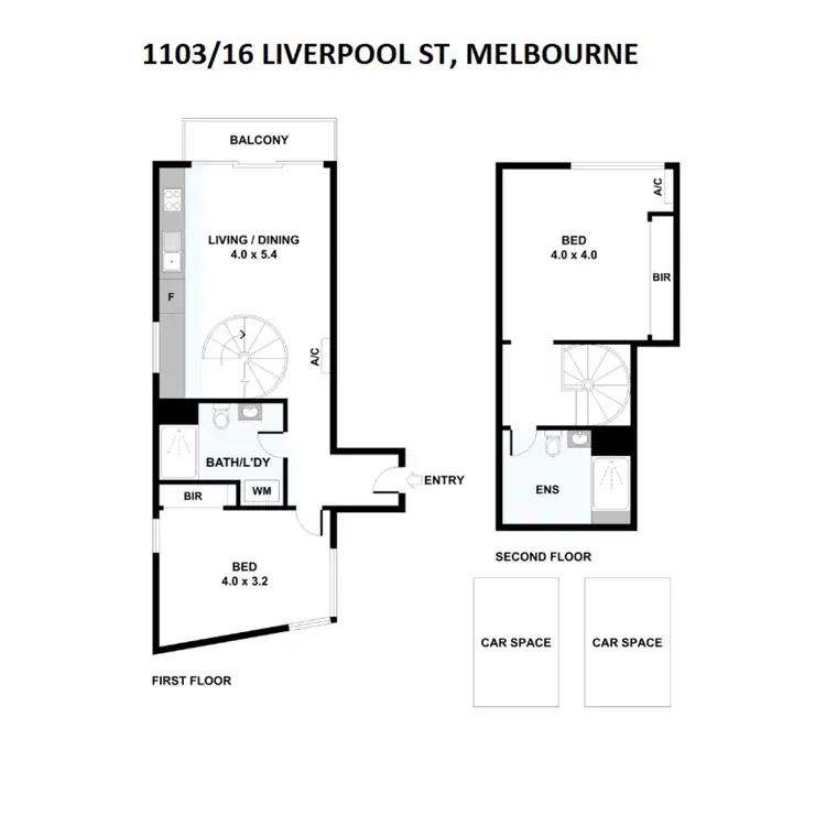 Floorplan of Homely apartment listing, 1103/16 Liverpool Street, Melbourne VIC 3000