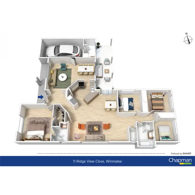 Floorplan of Homely house listing, 11 Ridge View Close, Winmalee NSW 2777
