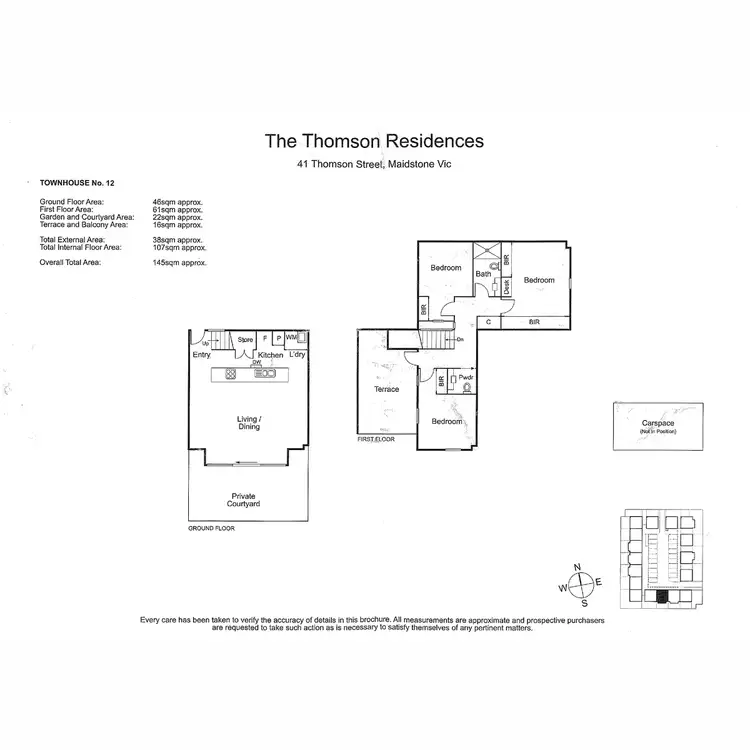 Floorplan of Homely townhouse listing, 5/41 Thomson Street, Maidstone VIC 3012