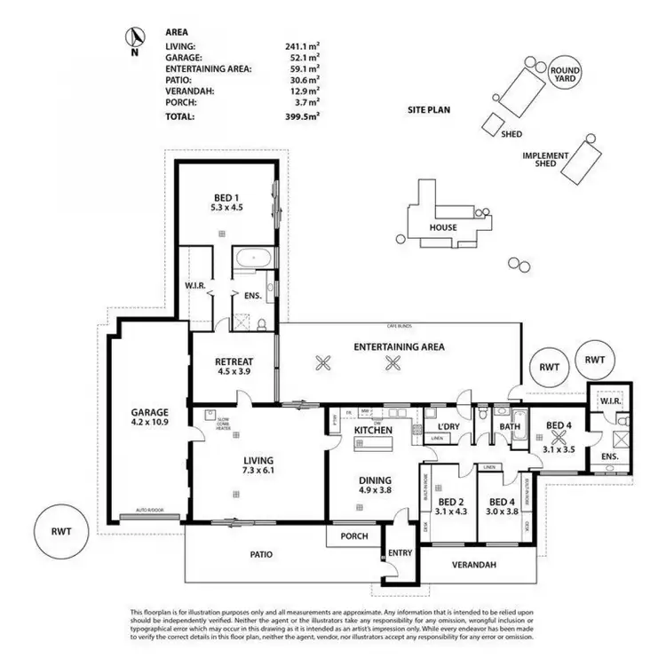 Floorplan of Homely rural property listing, 21 Main Road, Finniss SA 5255